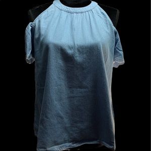 Abercrombie girls size 15/16 Chambray Blouse